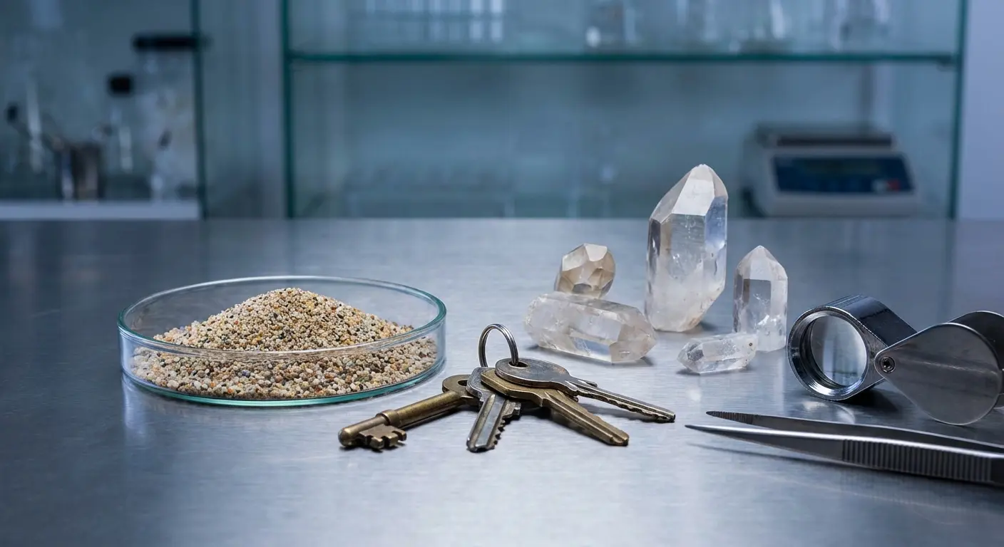 Mohs hardness scale diagram for phone screens