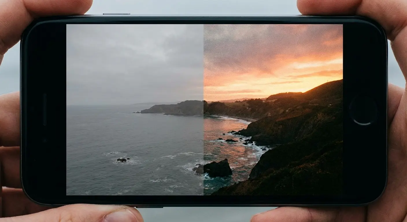 VSCO app editing interface