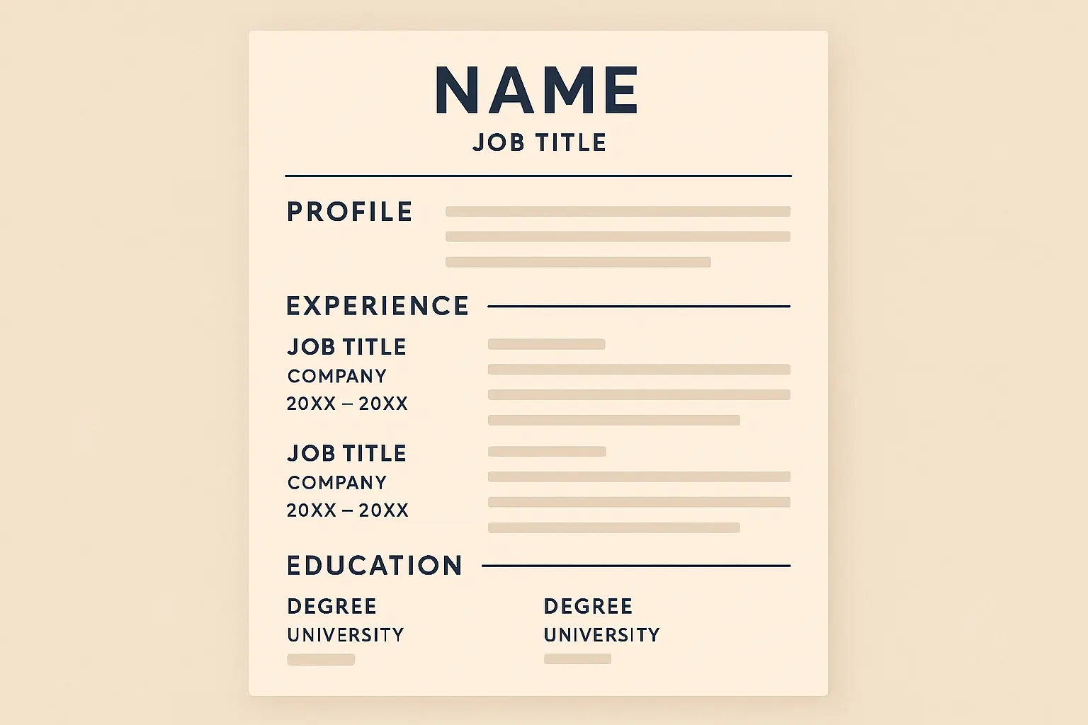 Advanced resume formatting visual enhancements