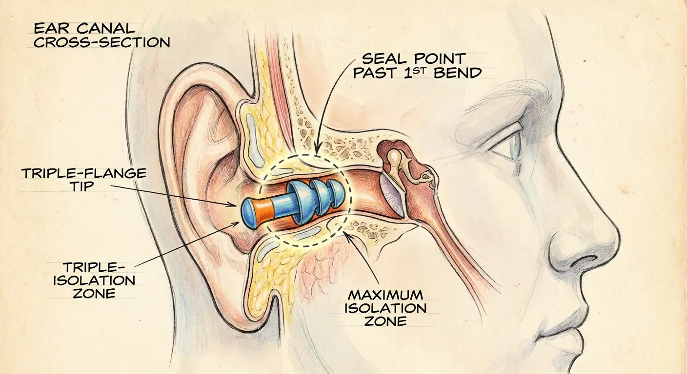 Etymotic ER3SE deep insertion earbuds