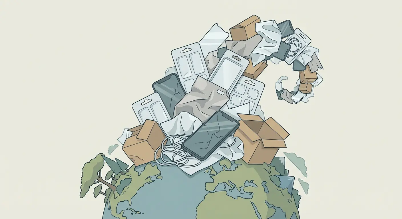 Discarded screen protectors environmental impact