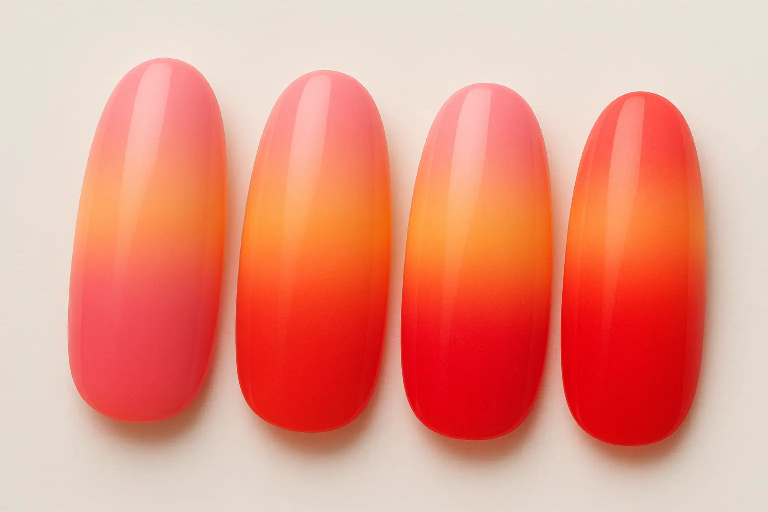 Gradient and ombre nail designs