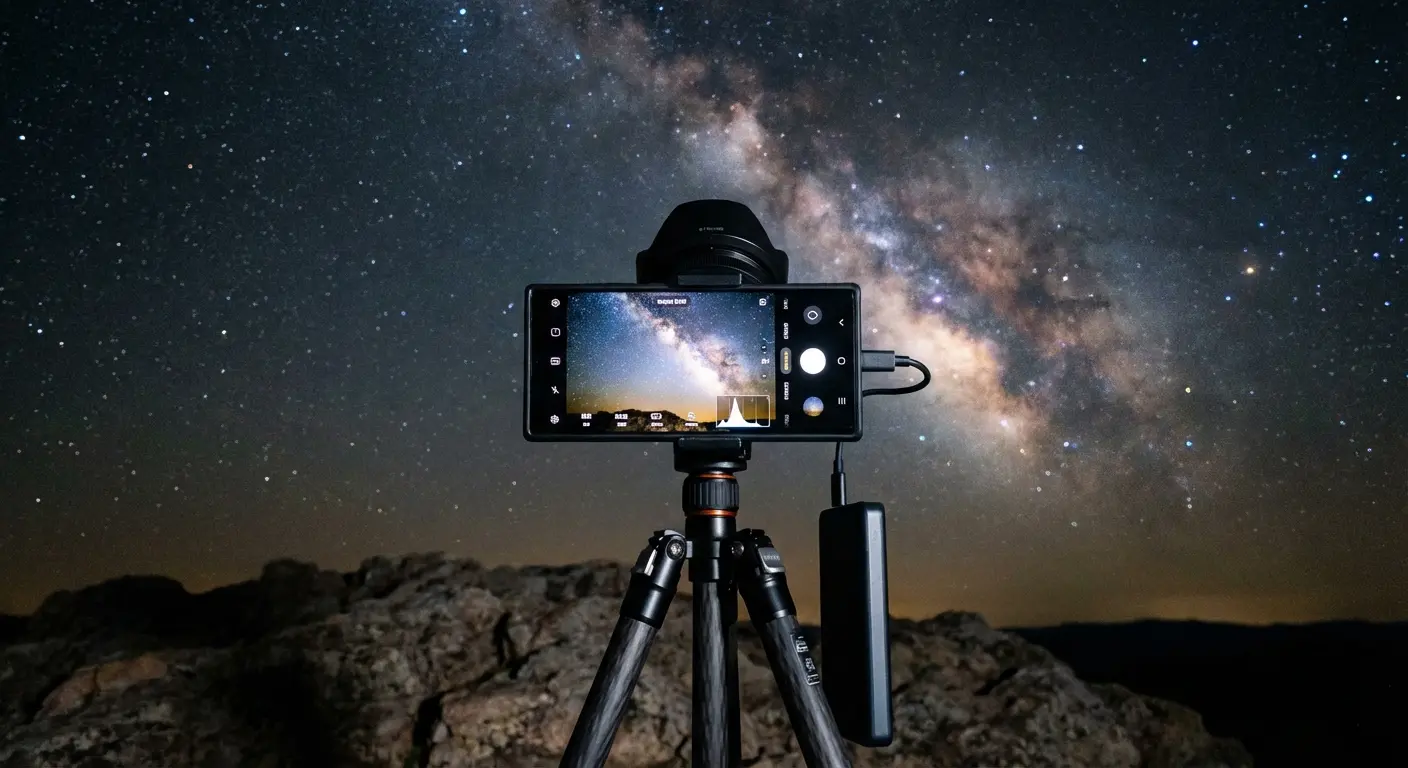 Expert RAW camera interface on Samsung Galaxy