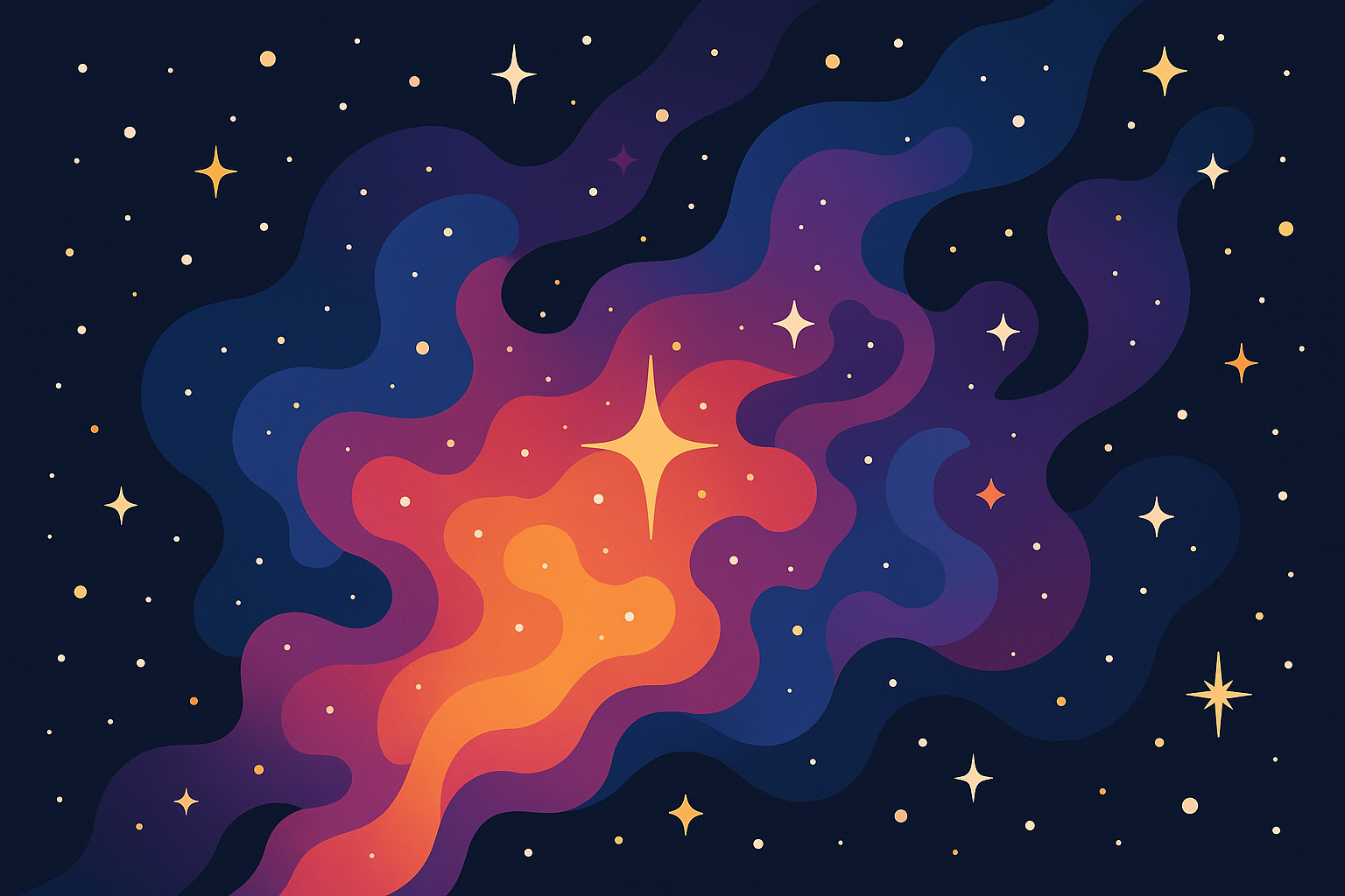 Starfield journey live wallpaper with hyperspace effects