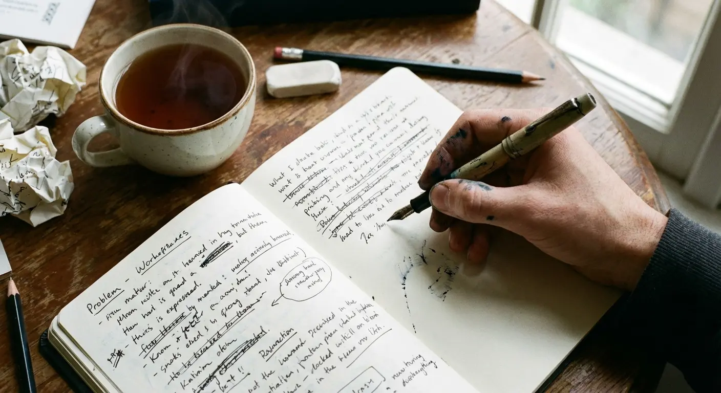 Man delivering a speech at a podium