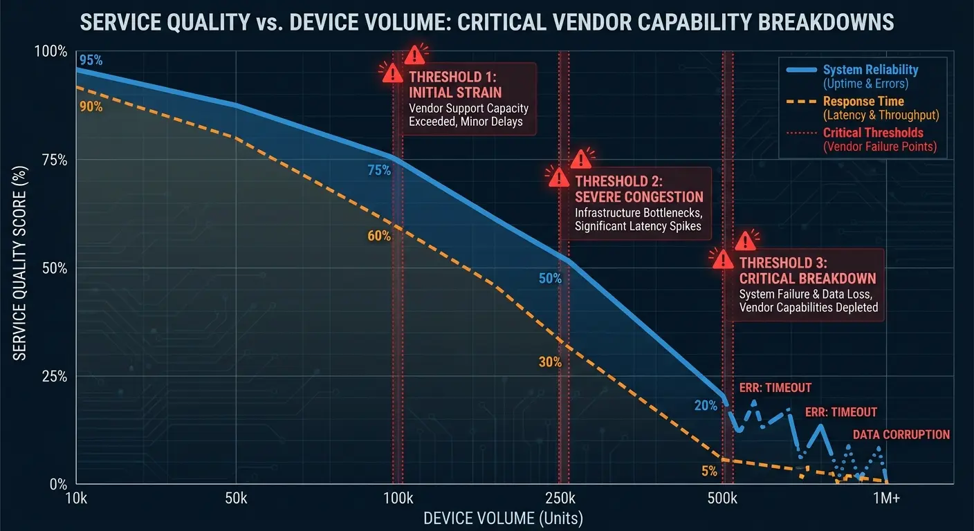Service quality degradation at scale