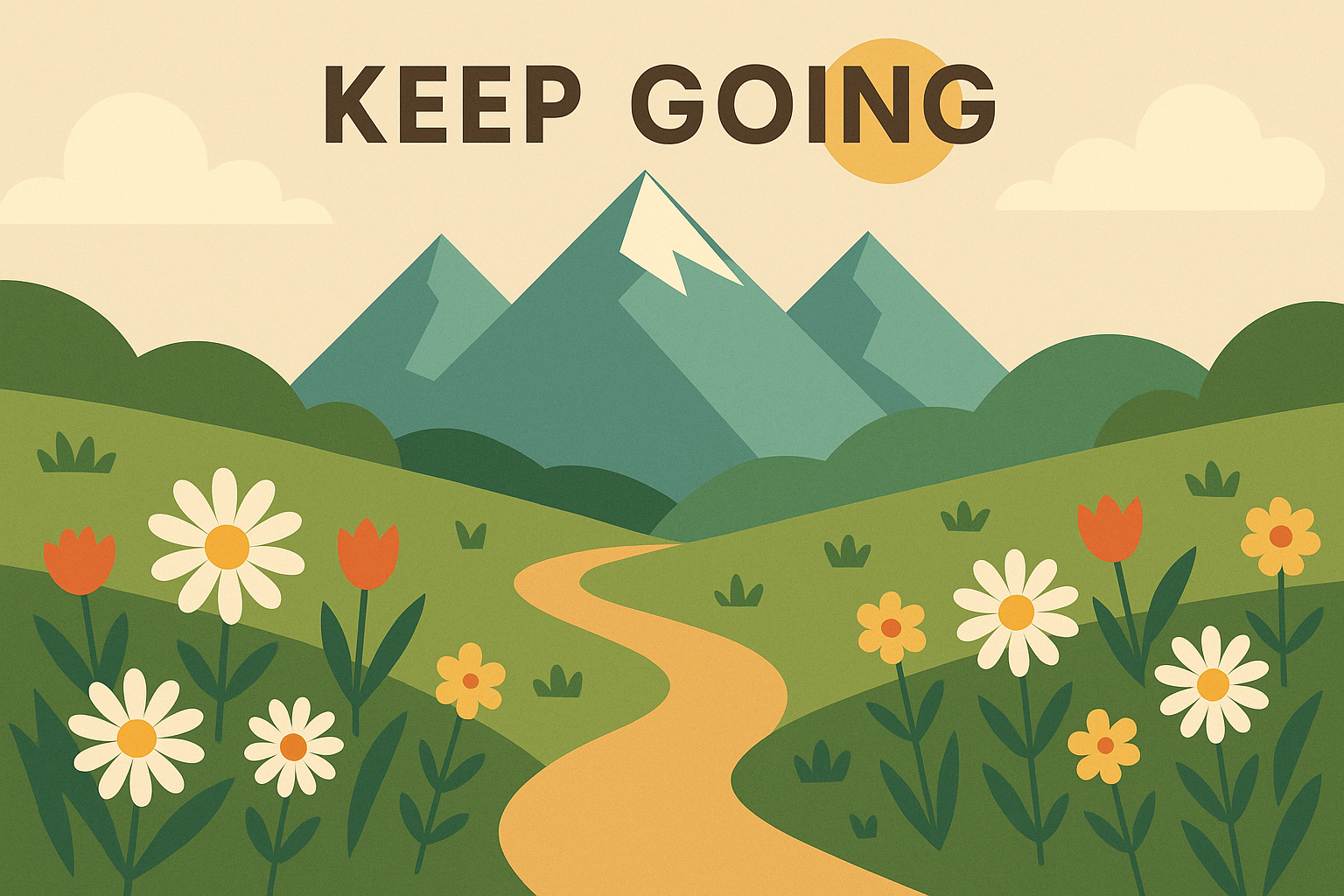 Outdoor adventure themed wallpaper