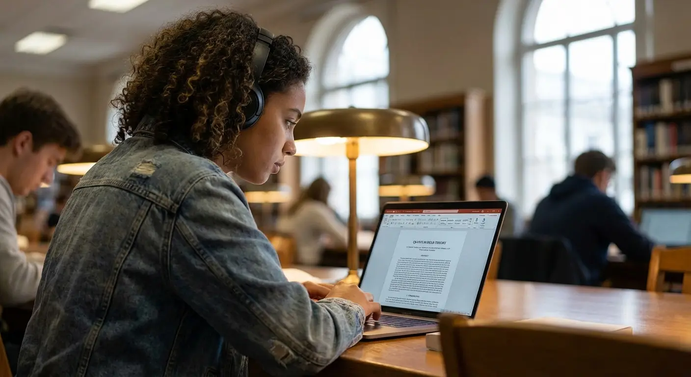 Speechify interface showing text being read aloud