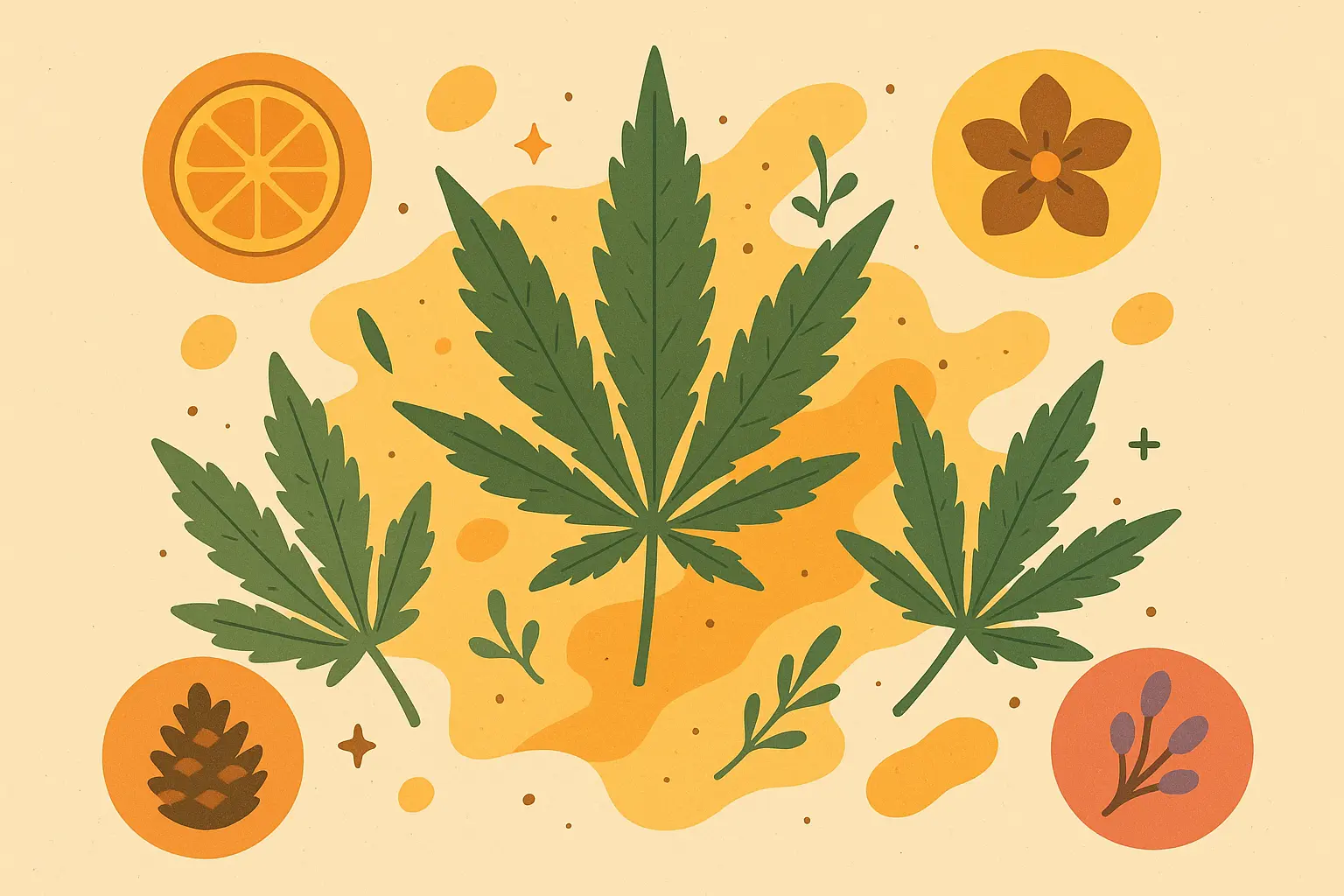 Cannabis terpene profile chart