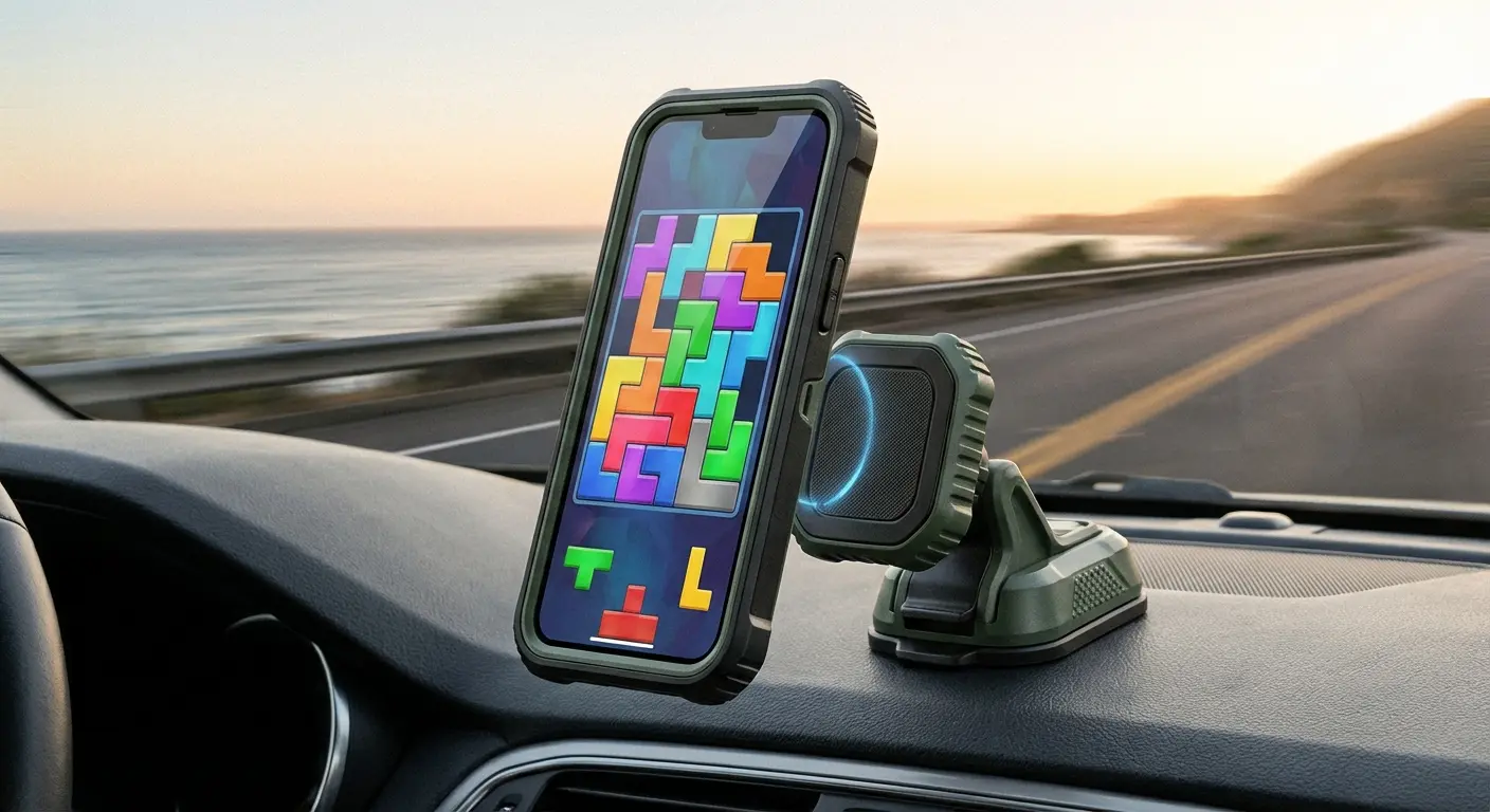 Rokform rugged phone case with magnetic mounting system