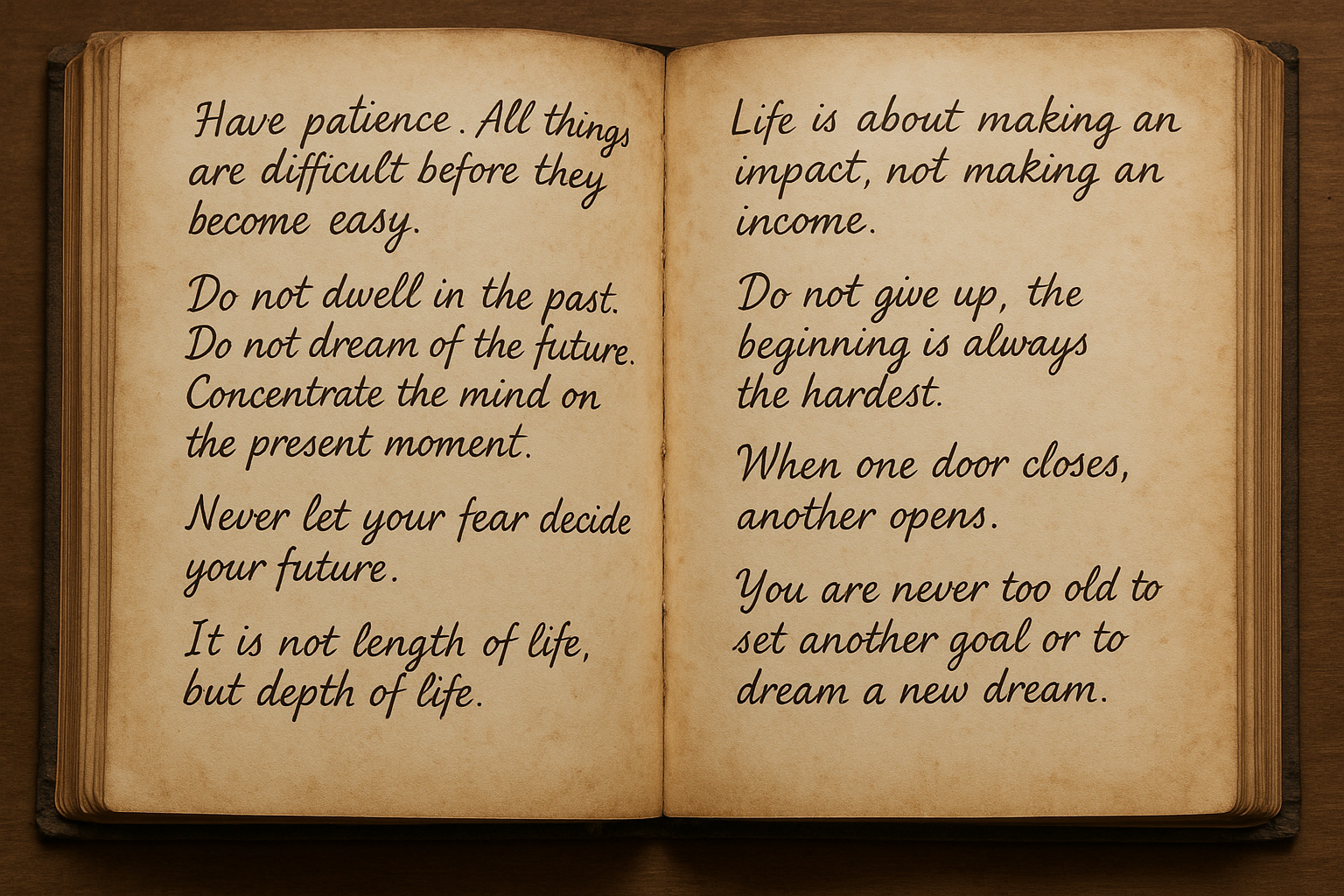 Sister giving advice during wedding speech