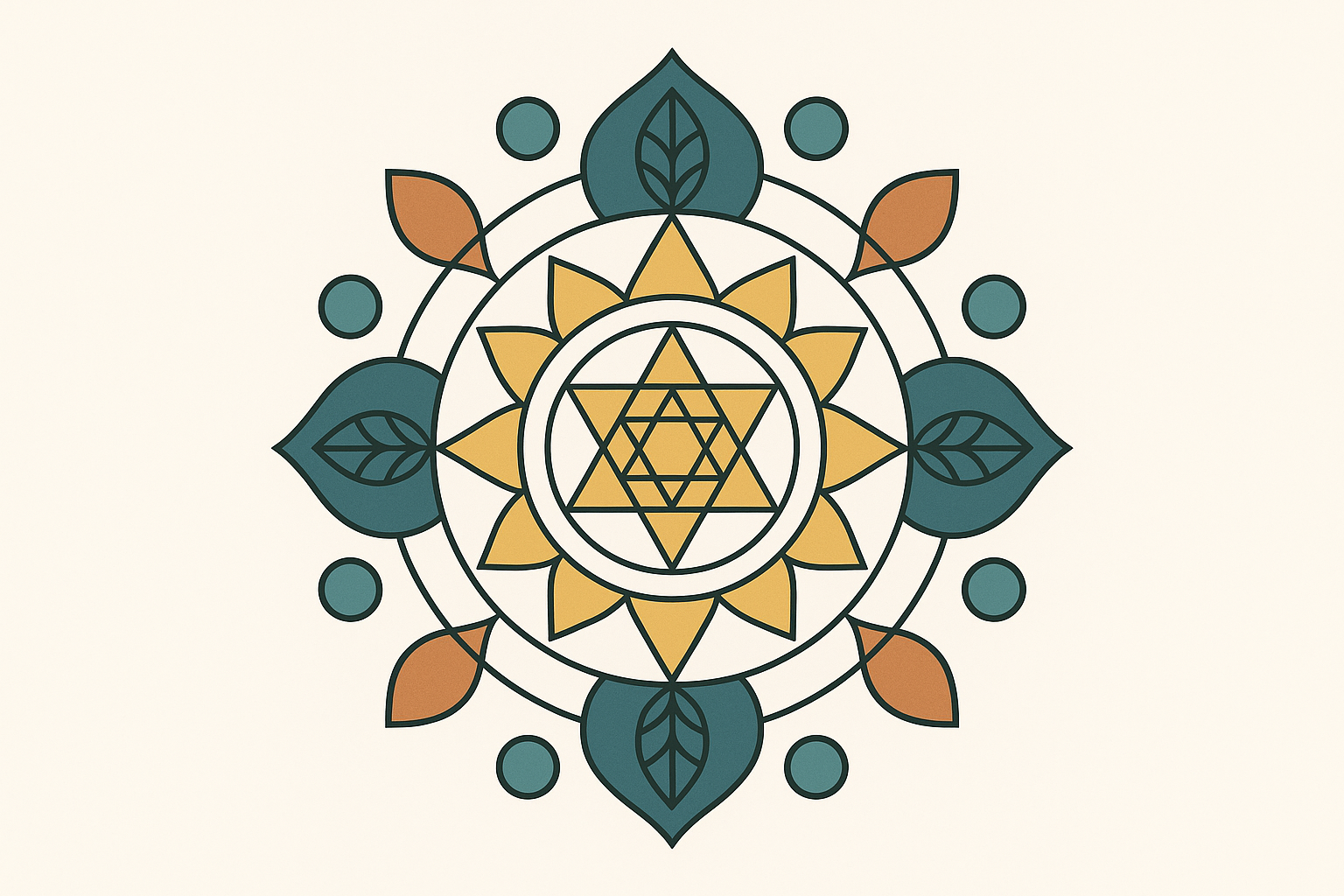 Sacred geometry pattern wallpaper
