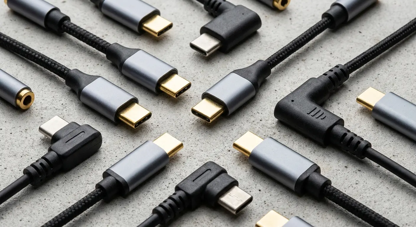 USB-C adapter with microphone connection