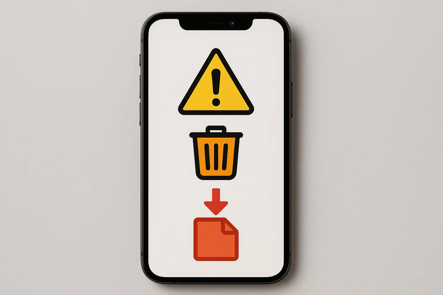 iPhone factory reset process