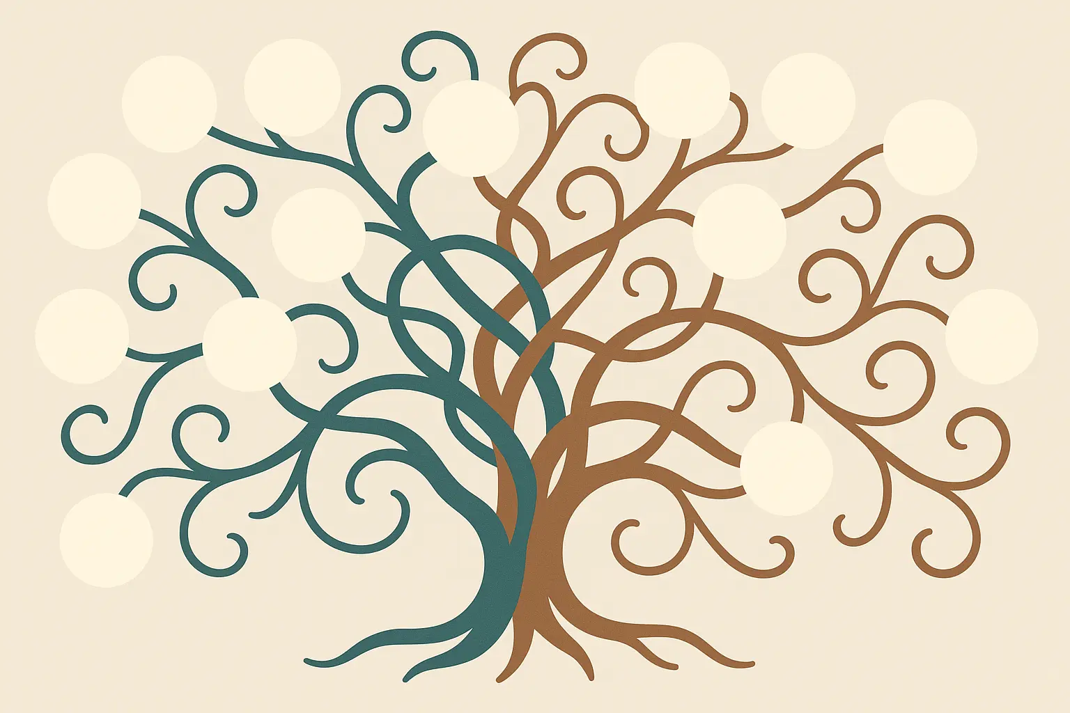 Blended family portrait showing love and unity