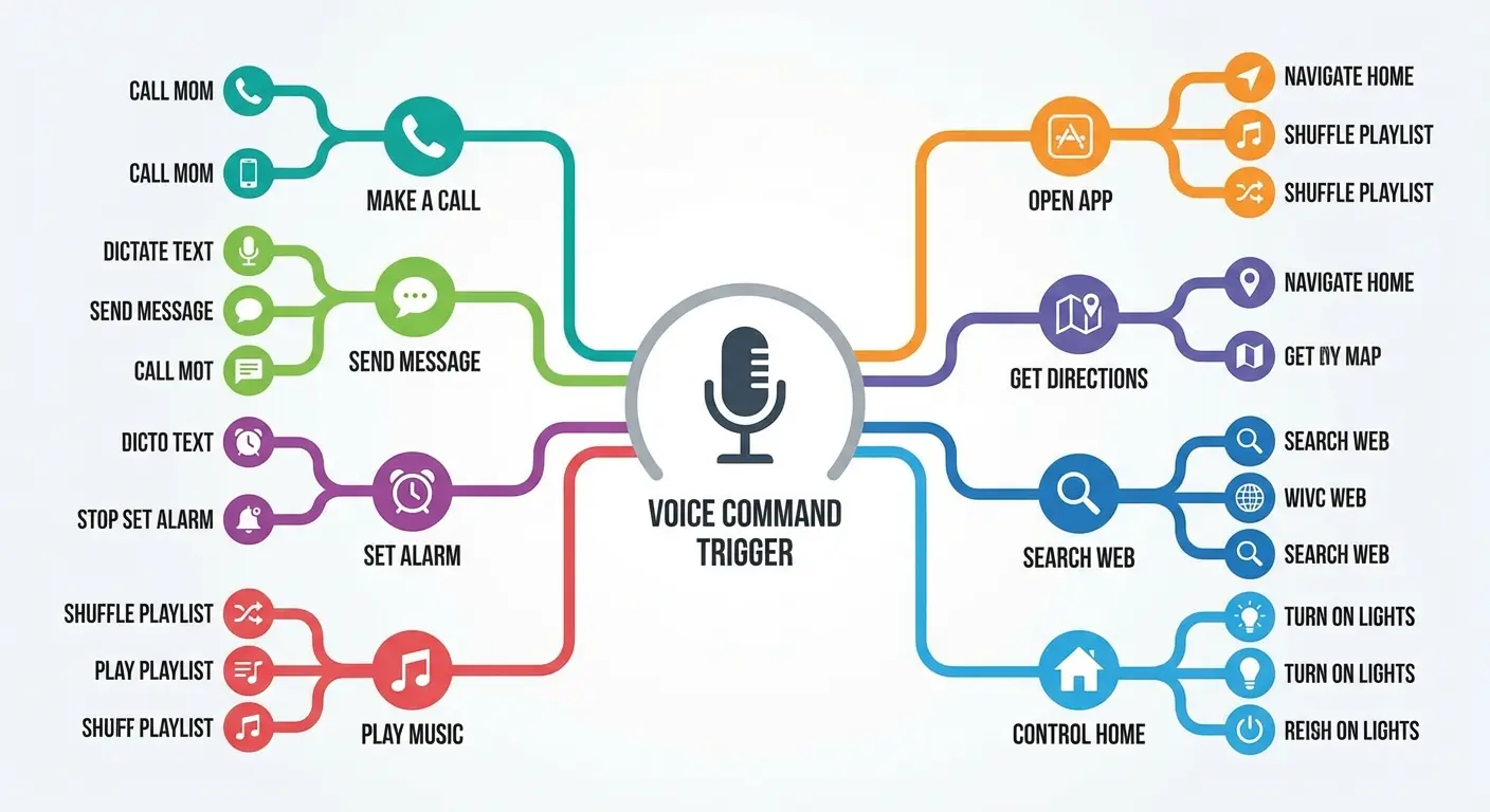Setting up voice commands that chain together