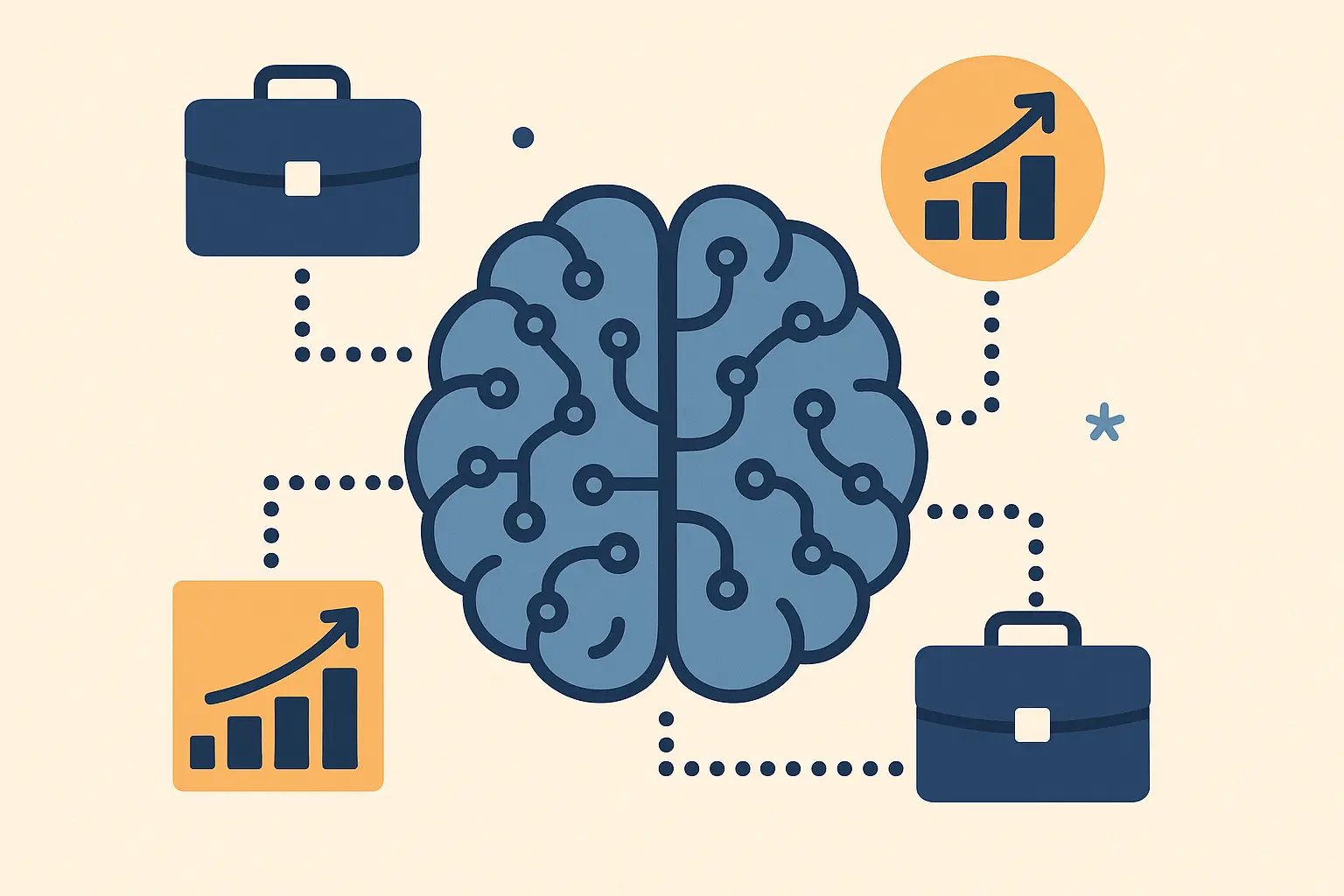 AI interface showing career analysis and salary predictions