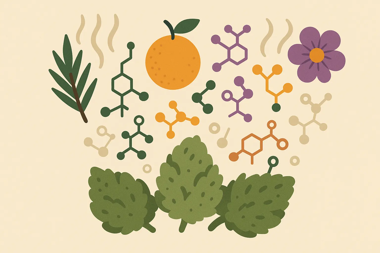 Cannabis terpene profile chart