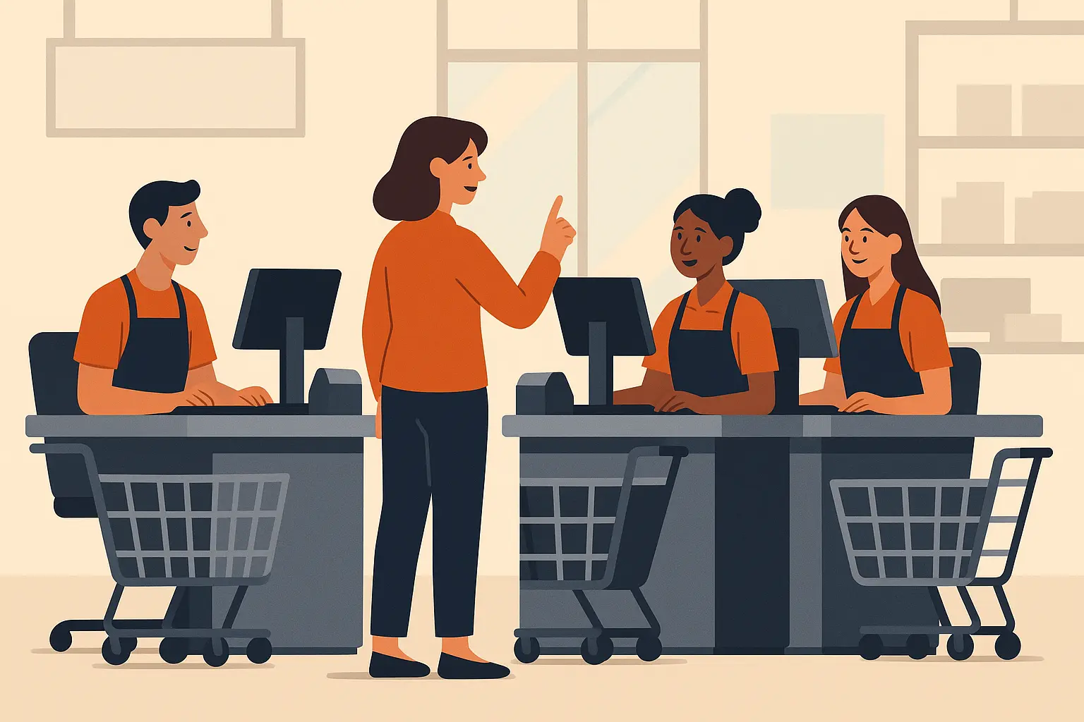 Leadership-focused cashier resume examples