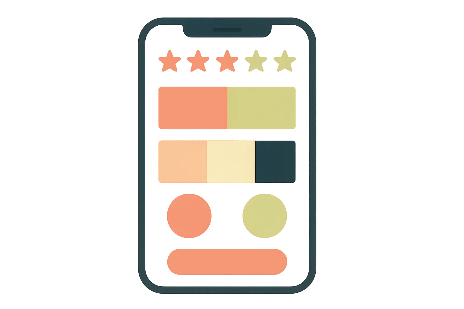 Professional preppy wallpaper examples on various phone models