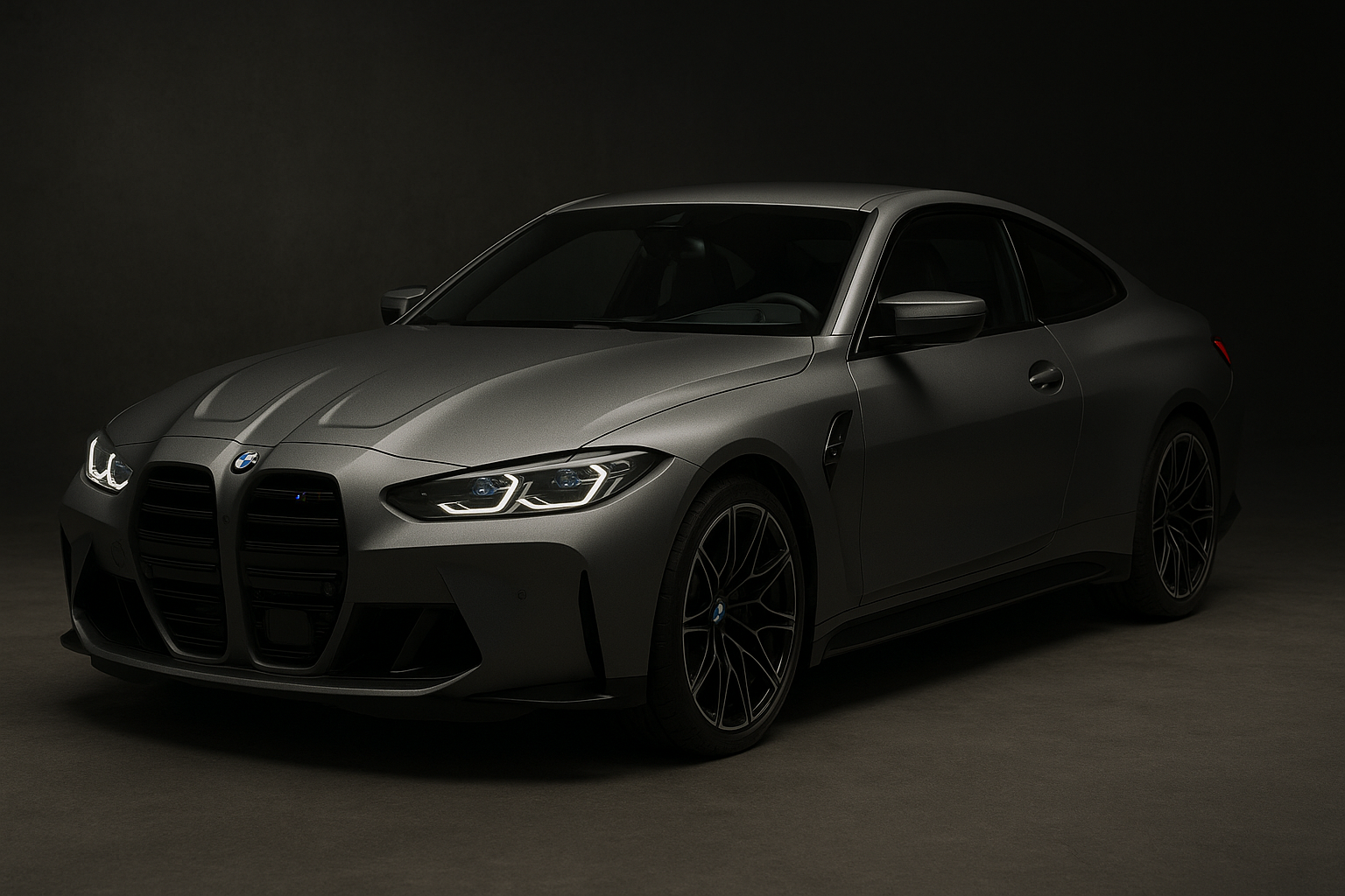 BMW M4 Frozen Dark Grey Metallic paint finish