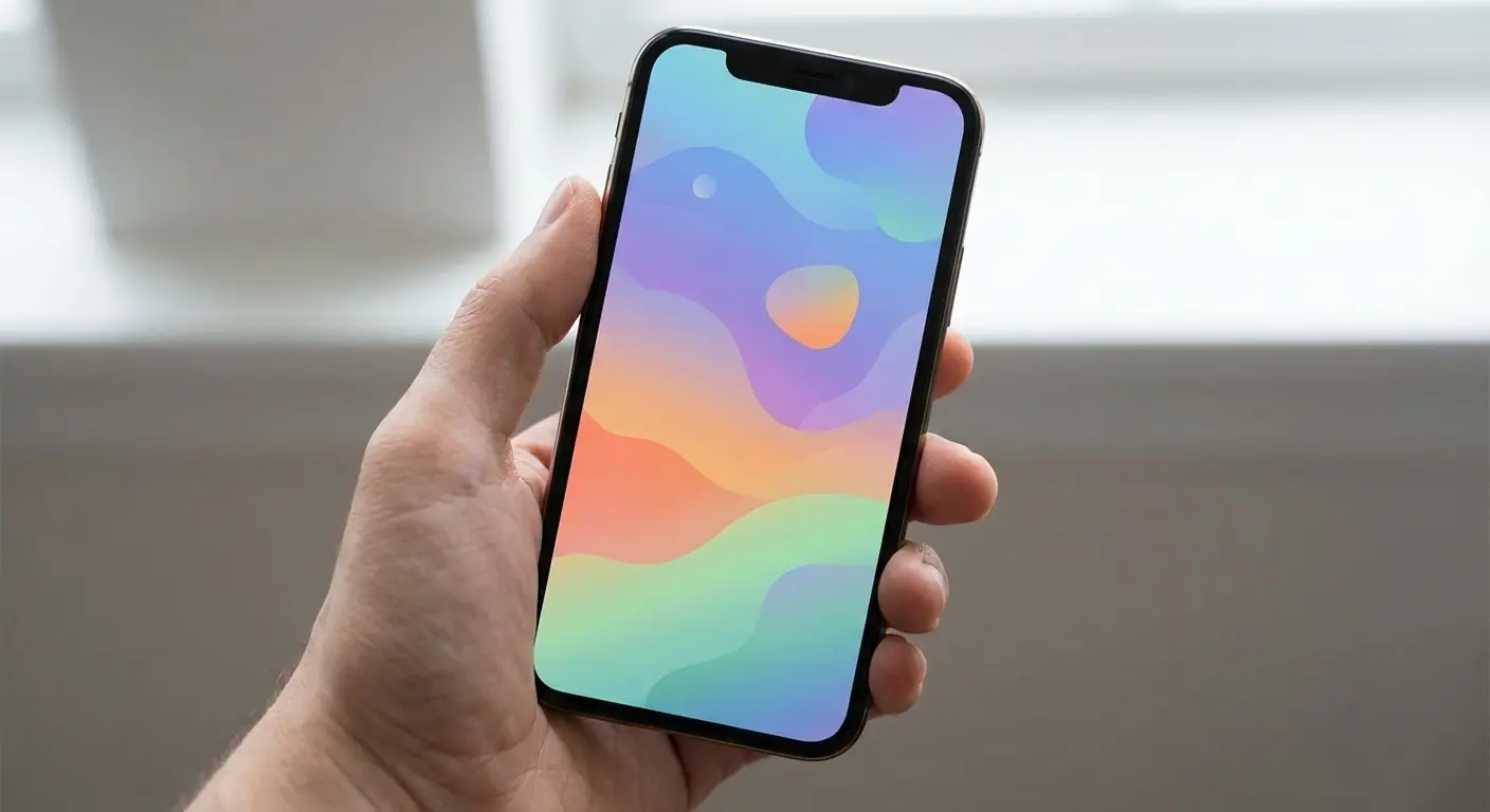 Mood tracking interface on a mobile phone