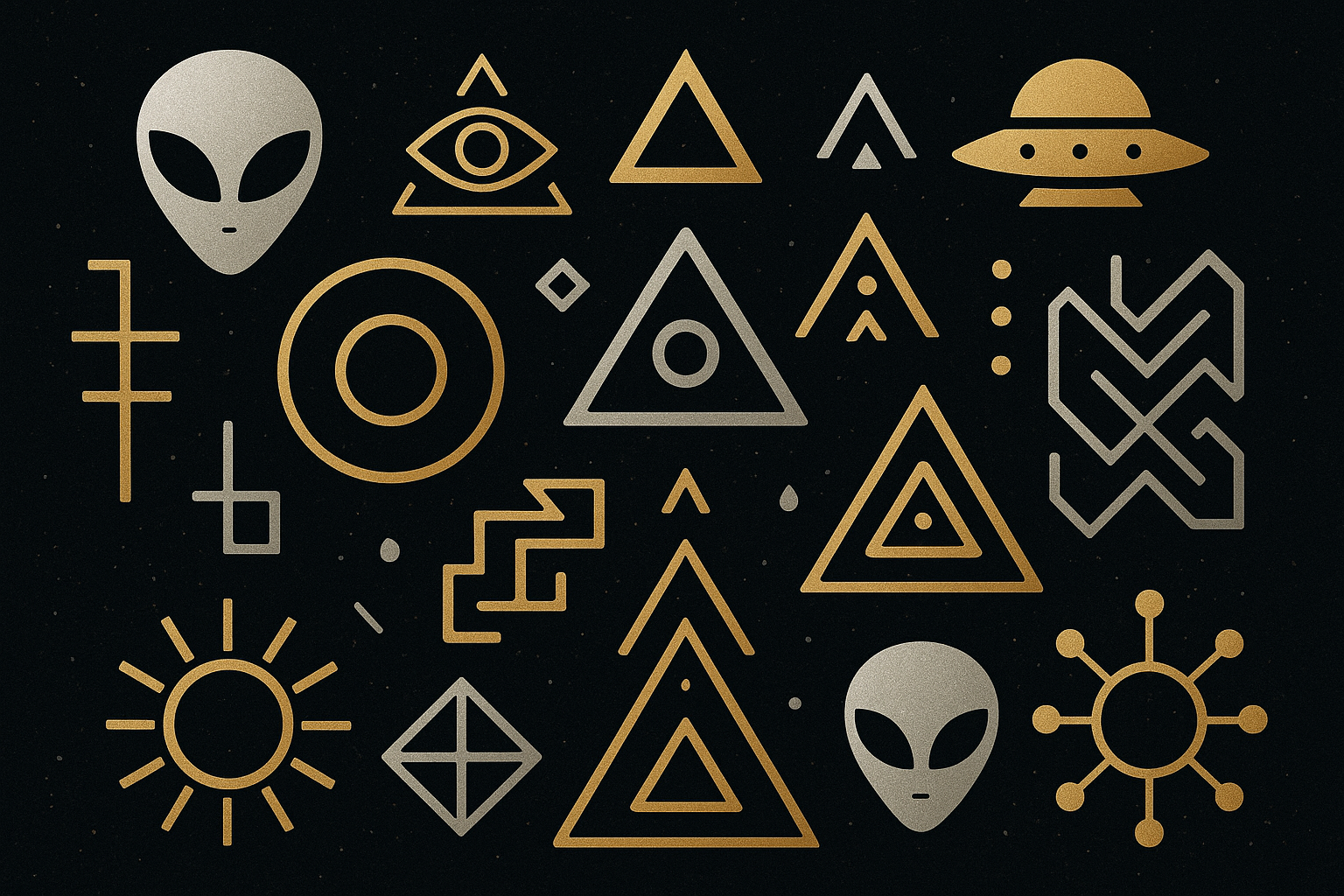 Abstract alien artistic wallpaper designs