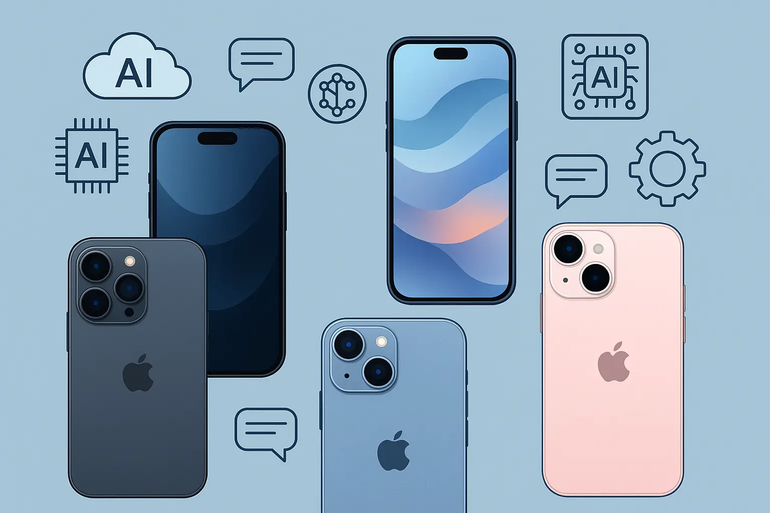 Premium iPhone models with full Apple Intelligence support