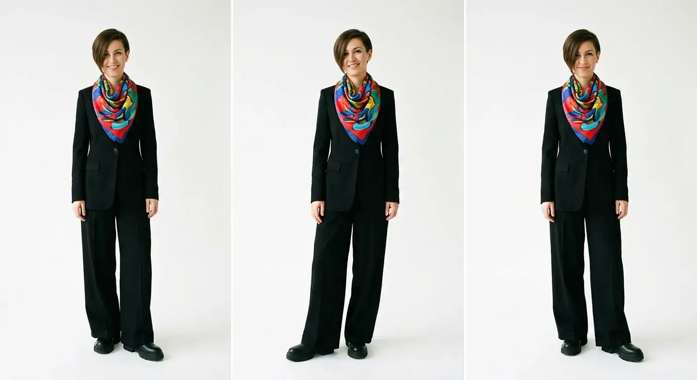 Man looking at closet deciding what to wear to a celebration of life