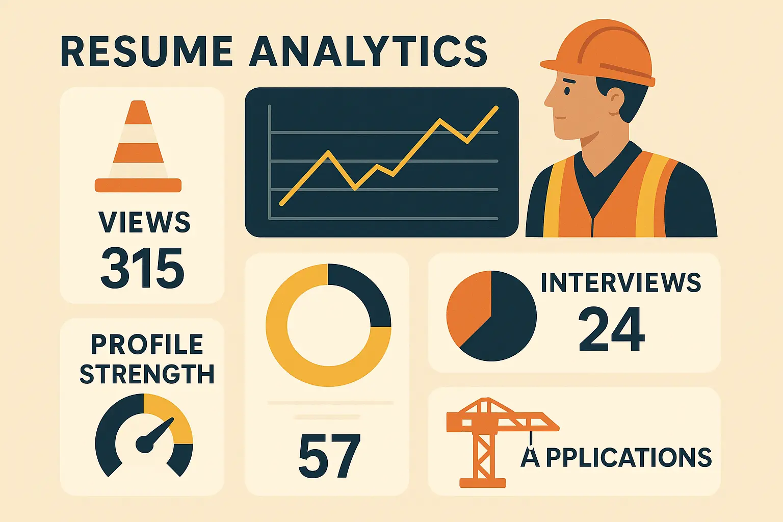 Construction resume performance analysis matrix