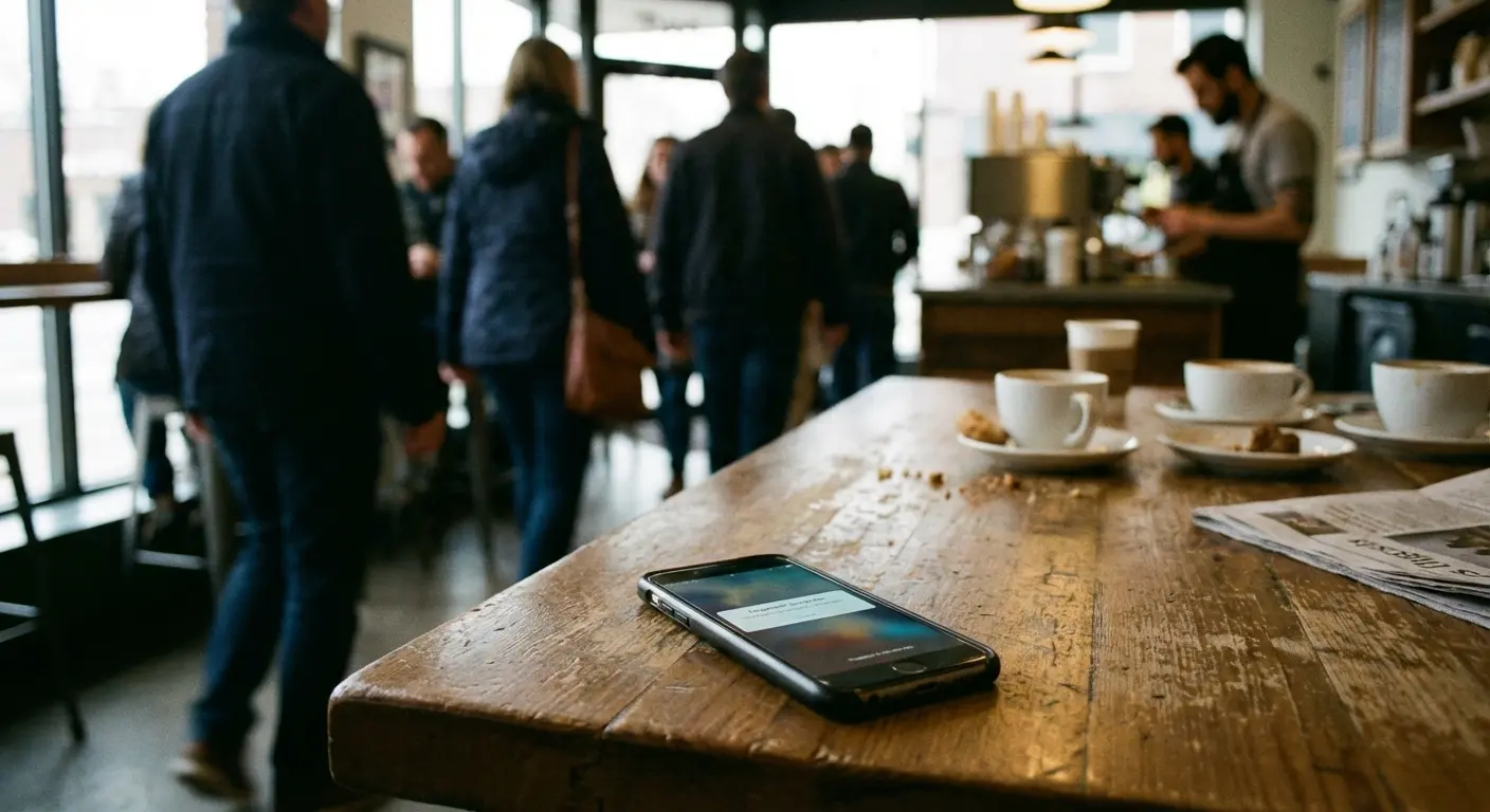Your phone is basically screaming 'steal me'