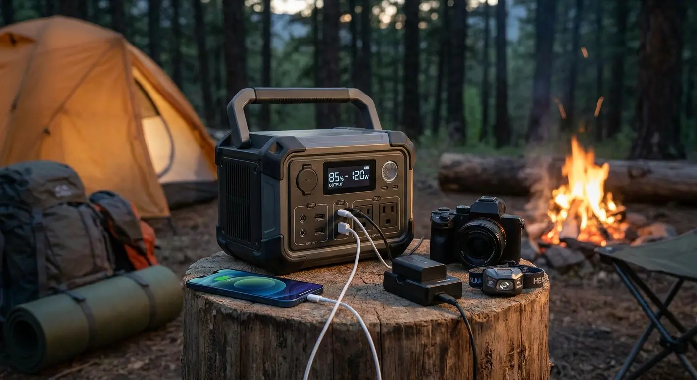 Compact portable power station under five pounds