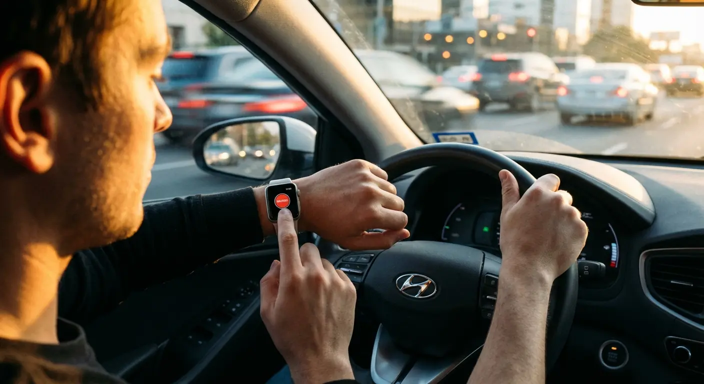 iPhone displaying a quick capture voice recording widget