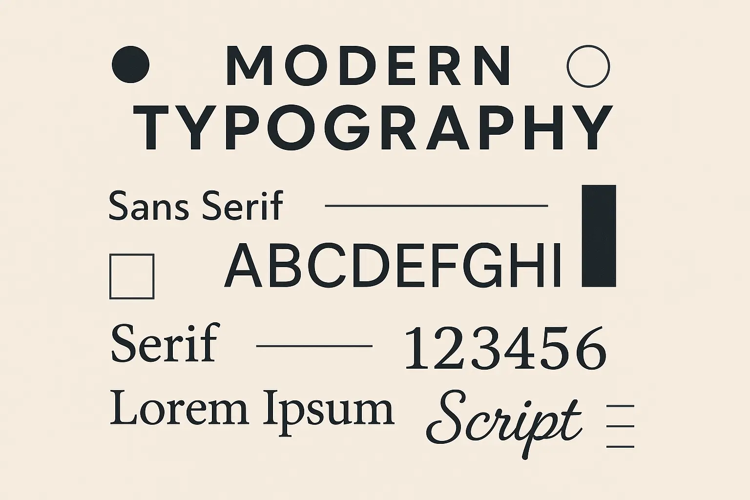 Modern professional fonts showcase including Helvetica and Open Sans