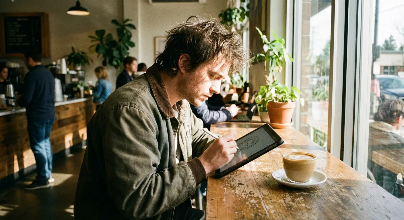 ibisPaint X interface on a mobile device