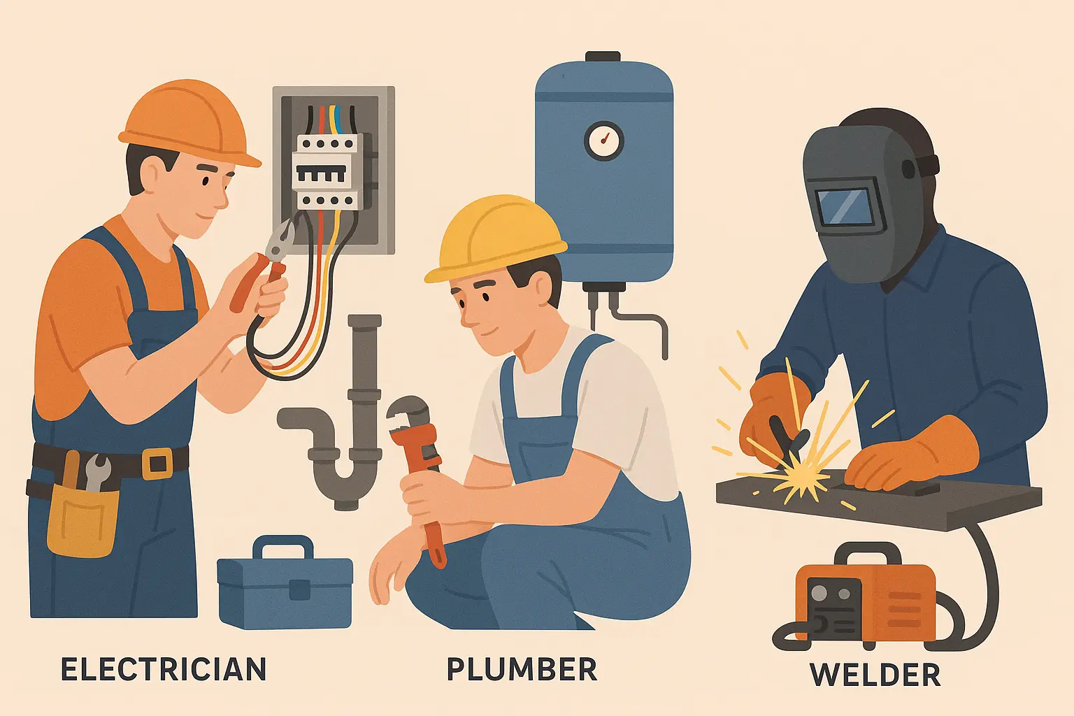 Skilled trades construction resume examples
