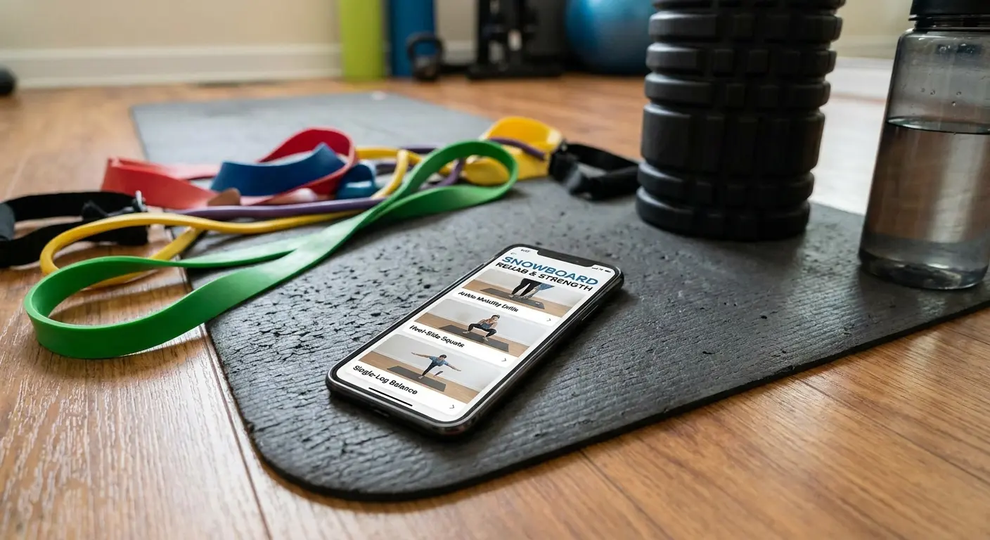 Physical therapy app for mountain sports
