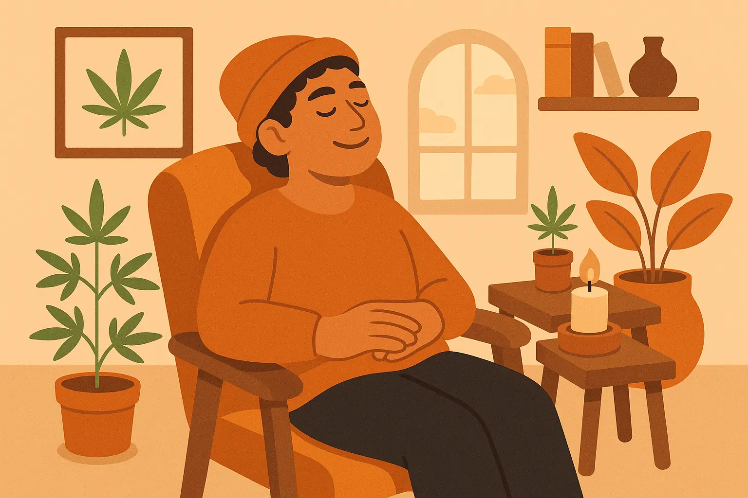 Cannabis anxiety relief journey