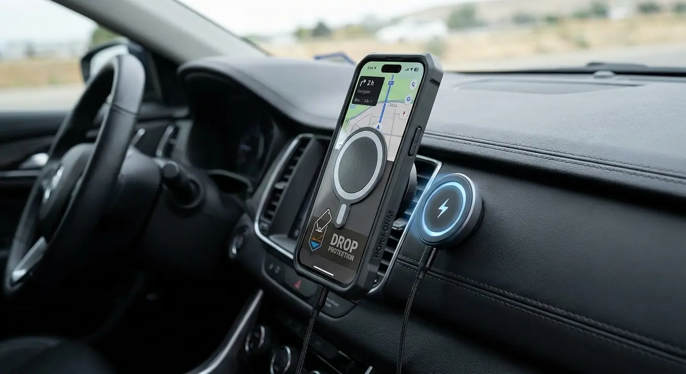 Rokform magnetic charging mount system