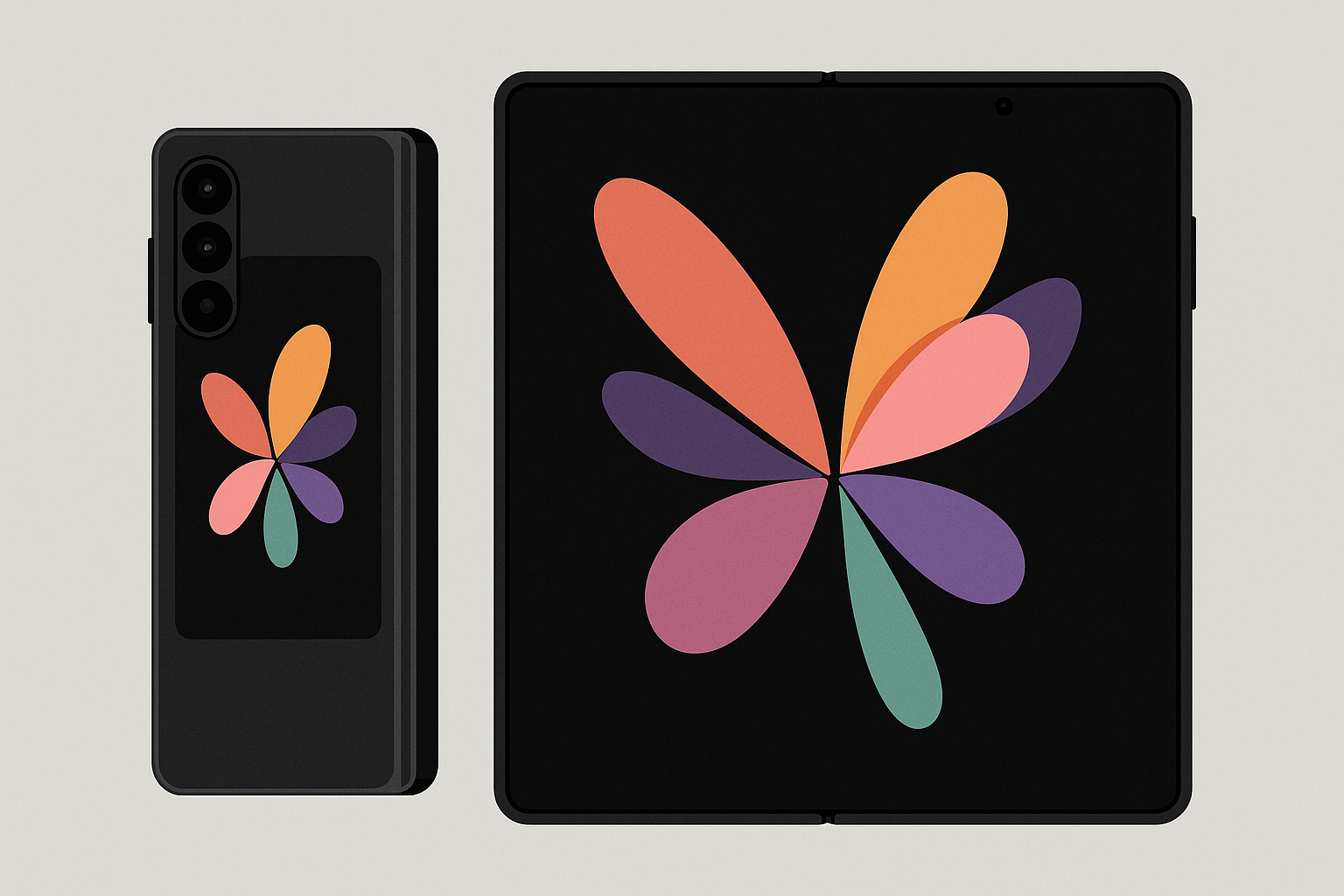 Samsung Galaxy Z Fold 7 unfolded display