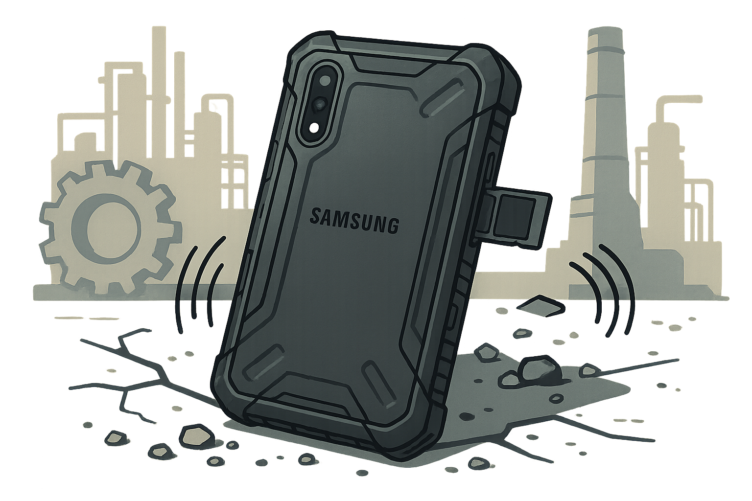 Samsung Galaxy Xcover rugged design