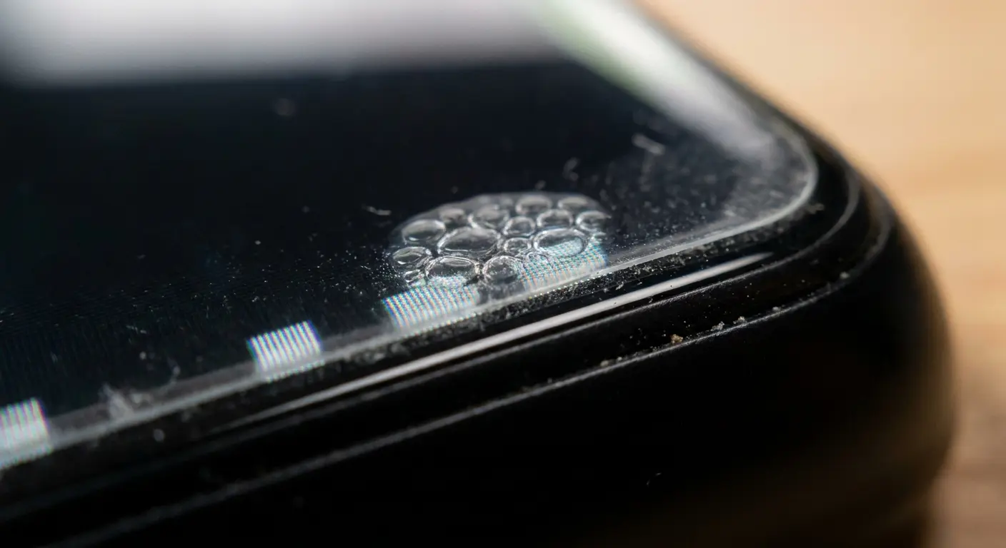 That annoying bubble that appears right after installation