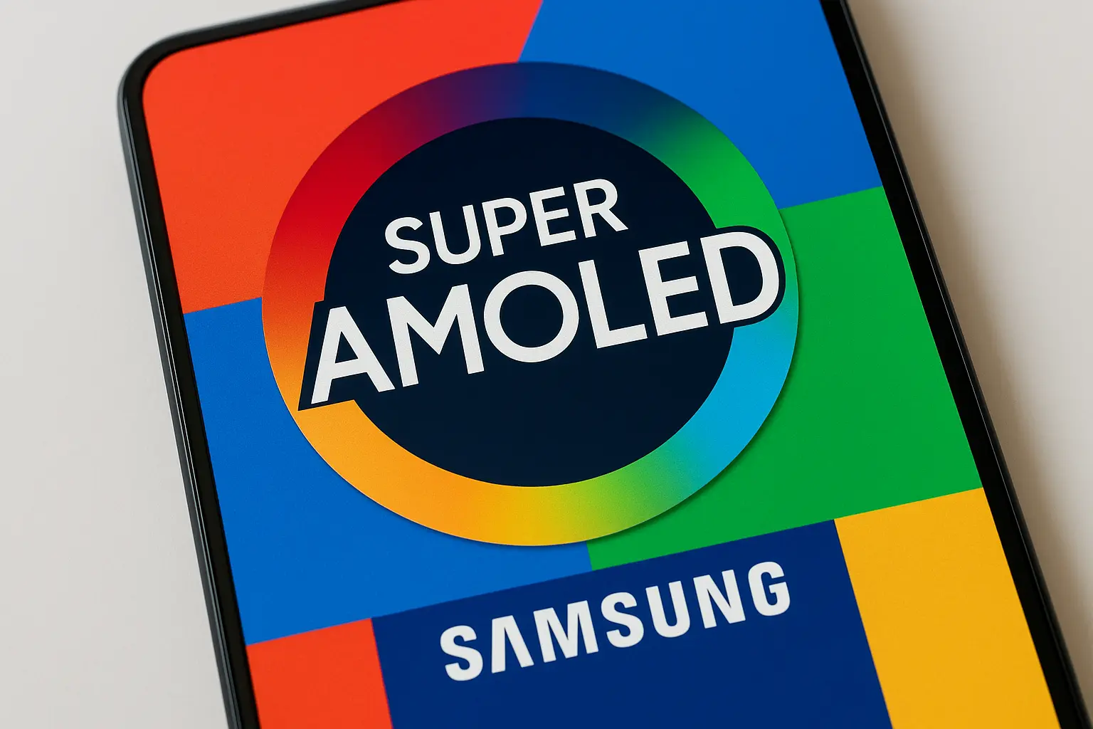 Samsung phone display comparison showing different screen sizes
