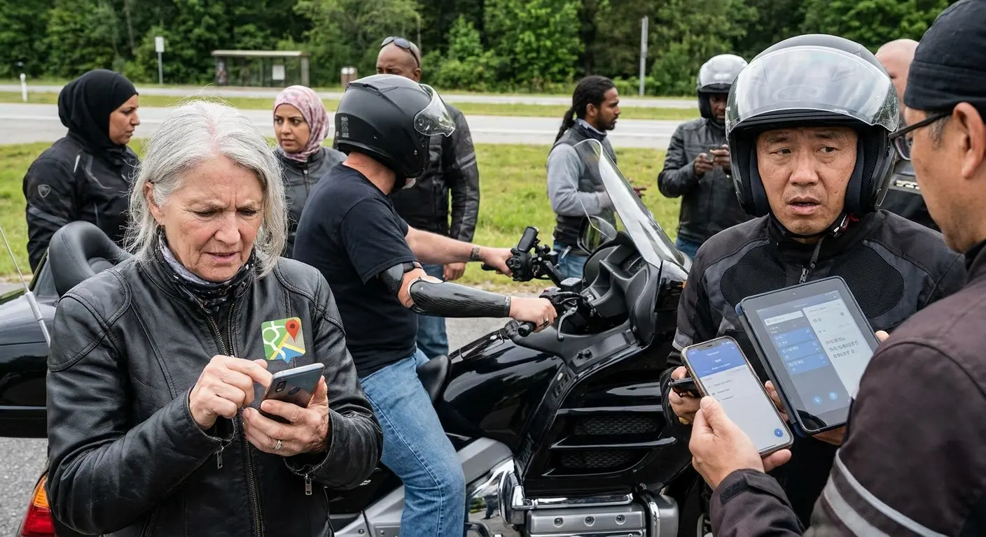 Accessible motorcycle with adaptive controls