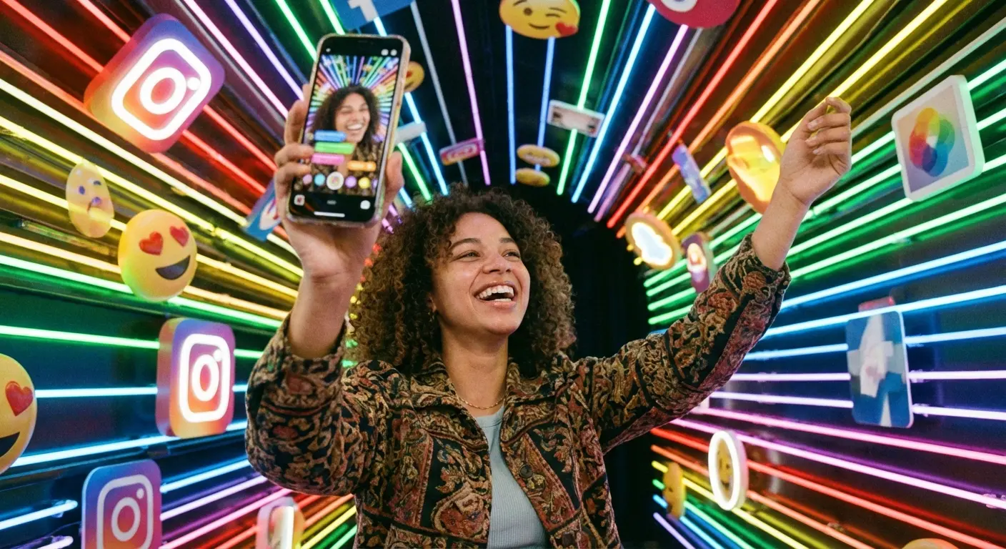 Snapchat ghost logo and ephemeral messaging interface