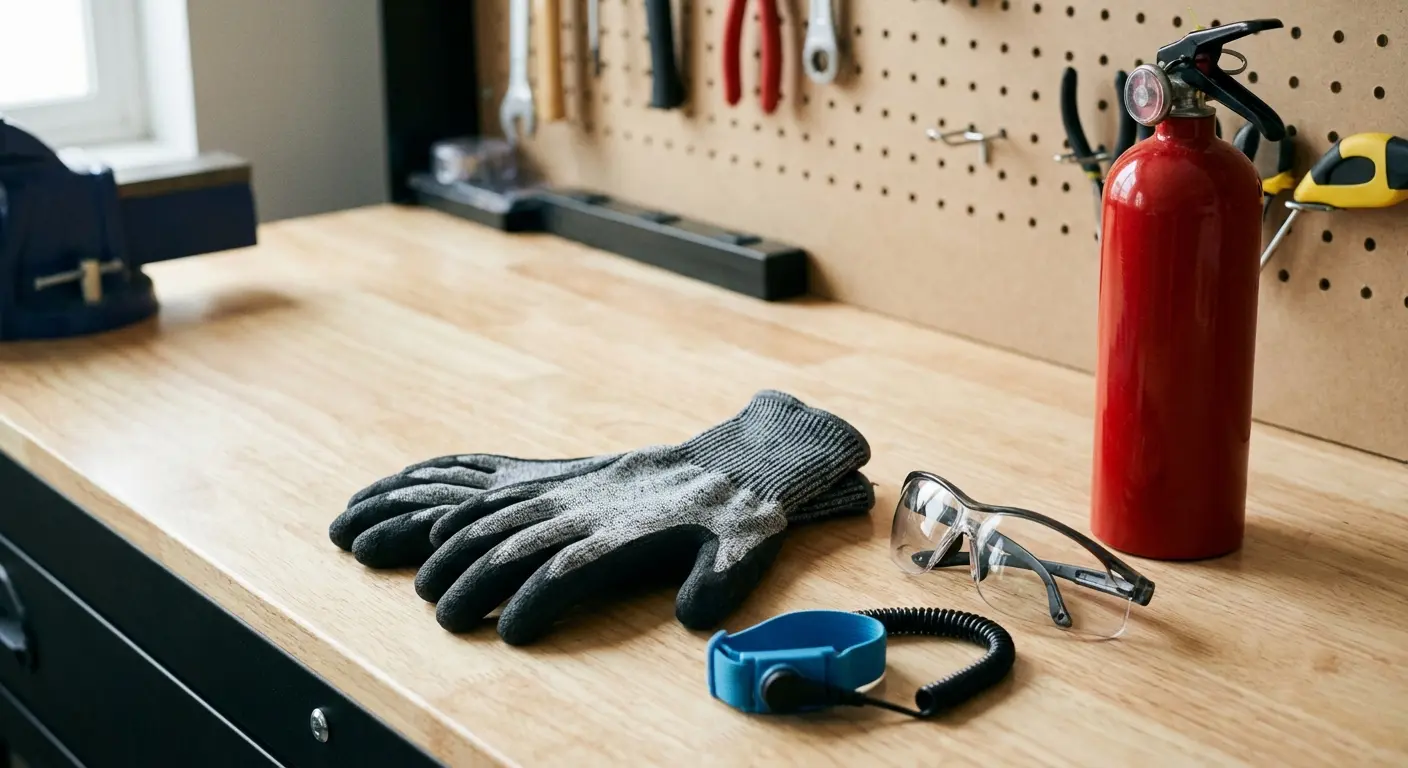 Lithium battery safety warning illustration