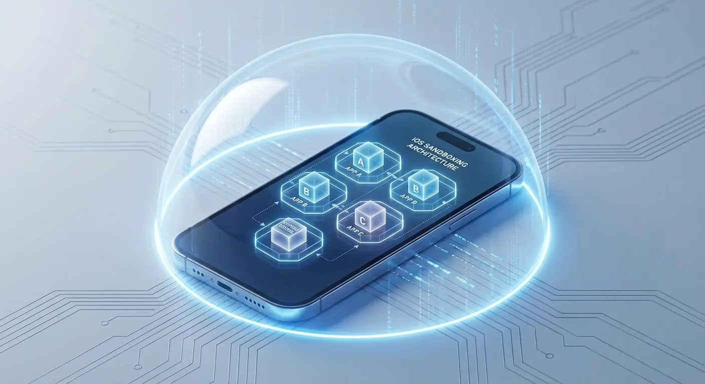 iOS security architecture diagram