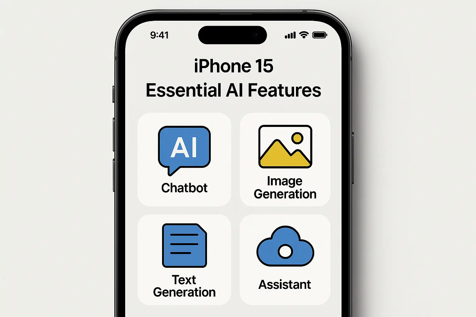 iPhone 15 with limited Apple Intelligence support