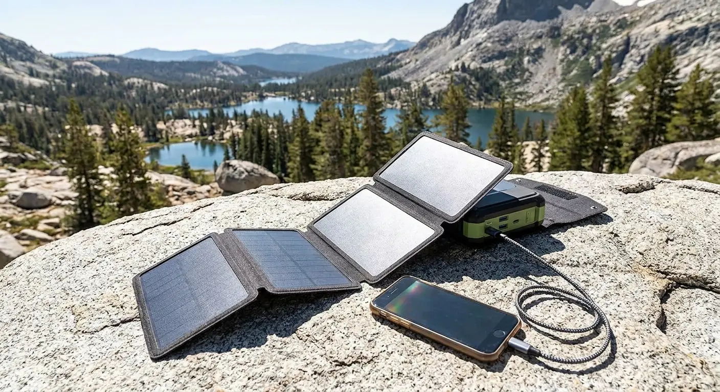 Solar power bank charging device