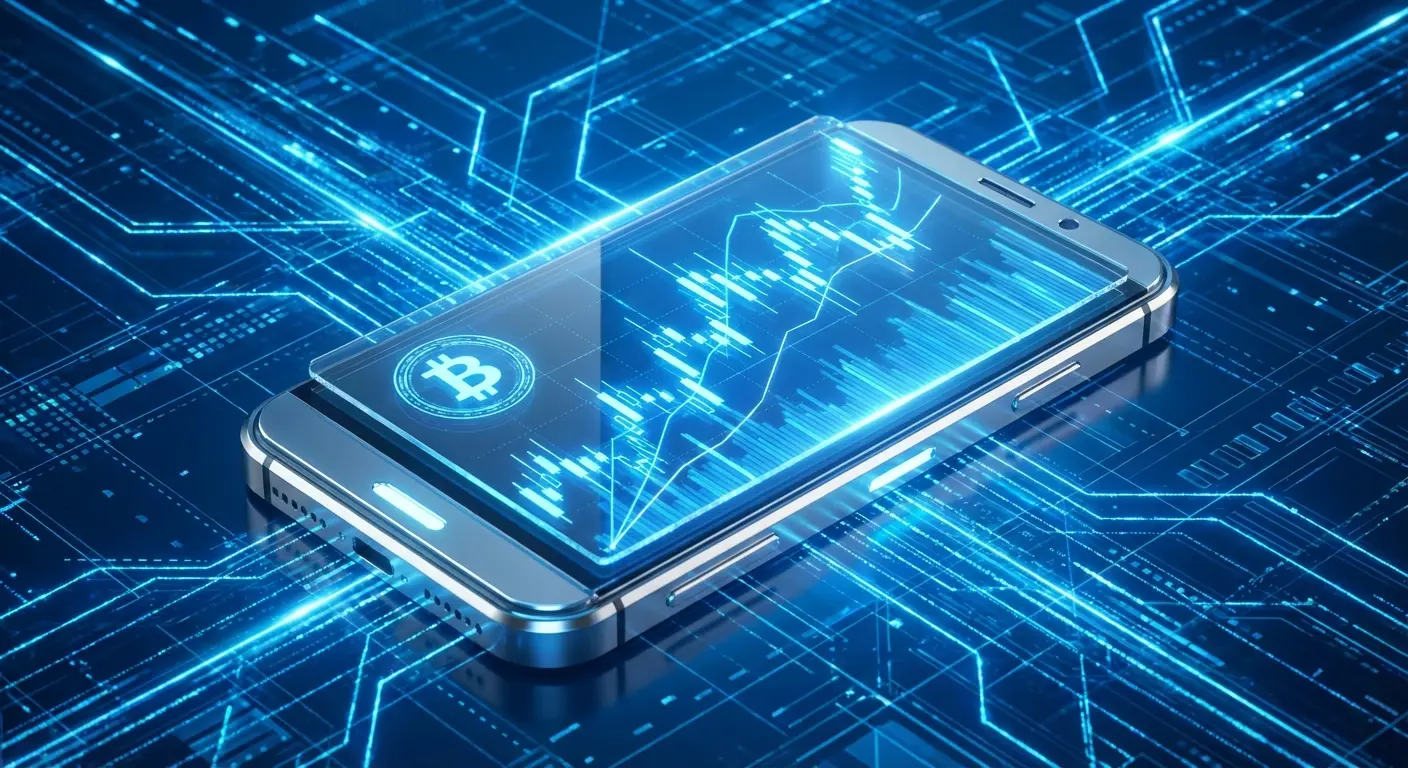 Coinbase mobile app interface showing cryptocurrency prices